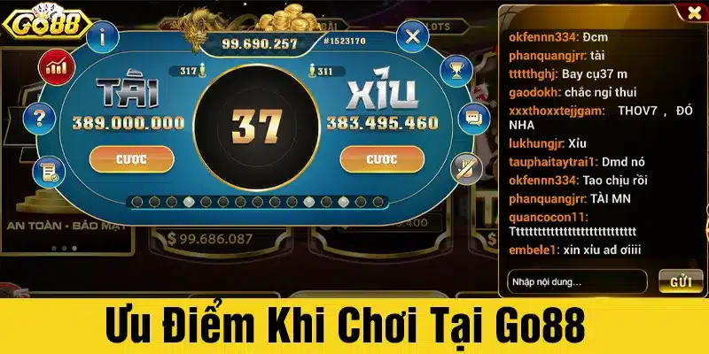 Thiết kế sảnh game Go 88 ấn tượng và đẹp mắt